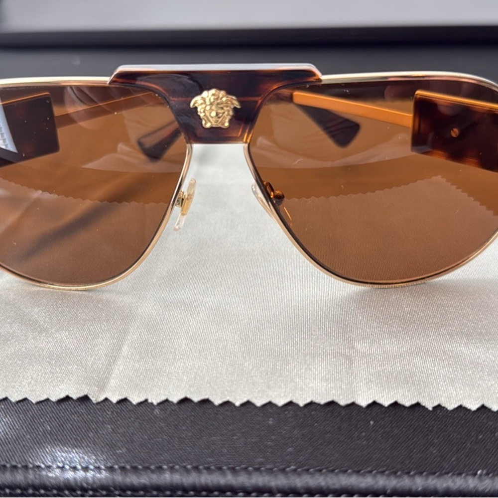 Versace Brown Sunglasses